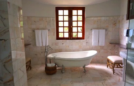 La feuille de pierre : un beau décor pour la salle de bain